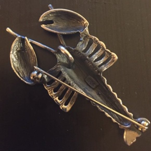 Elysium Inc  Sterling Silver Lobster Brooch - Picture 2 of 3